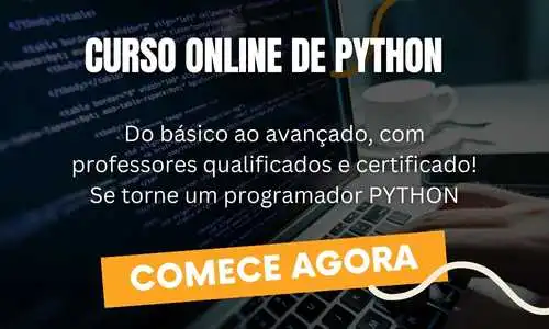 Curso online de Python - banner
